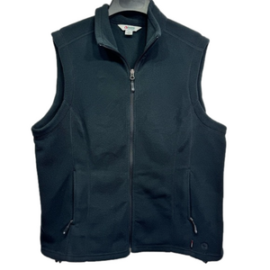 Guide Series Black Fleece Zip Front Zip Pockets Vest Men’s Size Extra Large